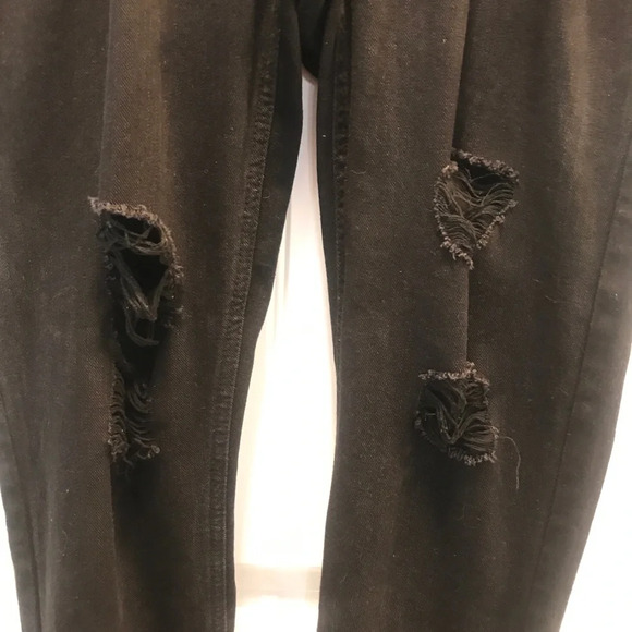 Vintage Reunion Rewash black distressed jeans. Size 13. - Picture 6 of 6
